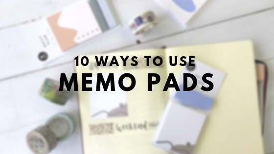 What are memo pads used for?