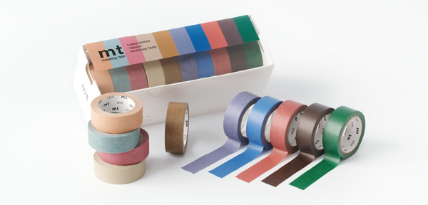 Load image into Gallery viewer, MT 10P Washi Tape Muted Color