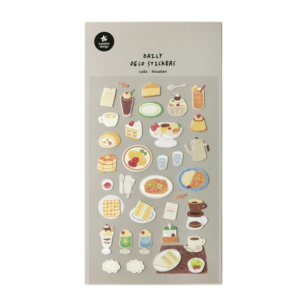 将图片加载到图库查看器,Suatelier Daily Deco Stickers - Kissaten