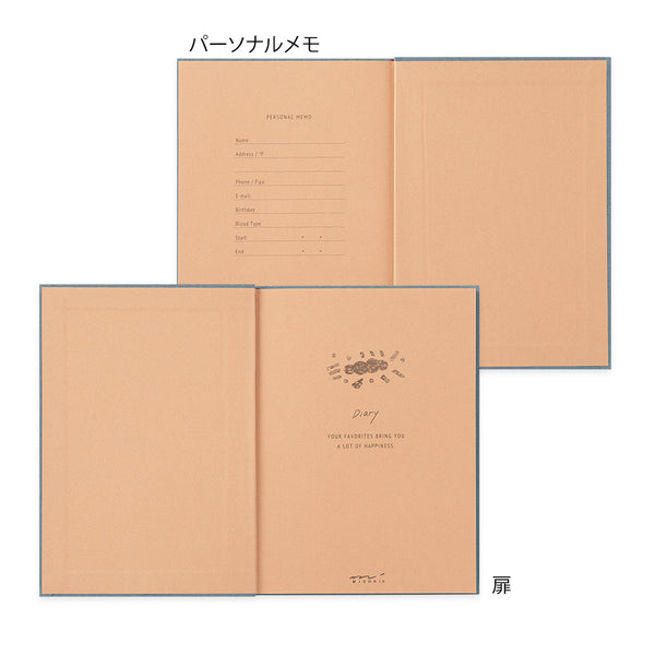 Load image into Gallery viewer, Midori 1 Year Diary - Soft Going Out