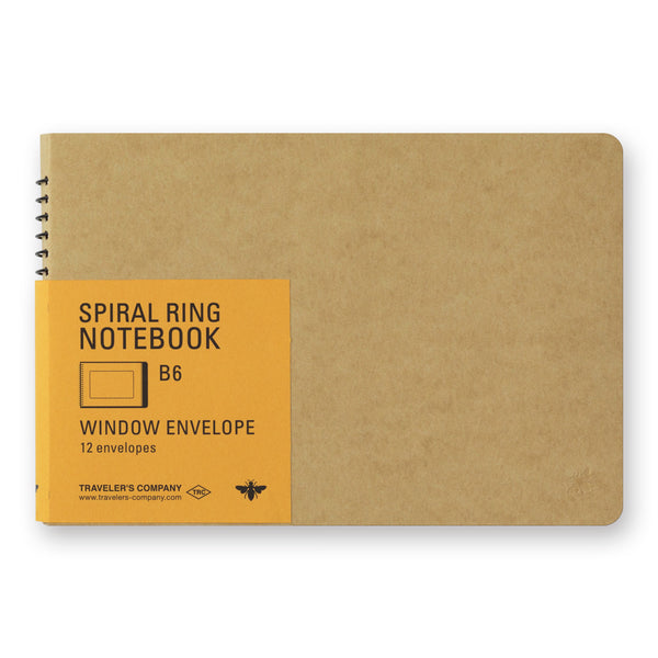 Load image into Gallery viewer, TRAVELER'S COMPANY Spiral Ring Notebook (B6) Window Envelop