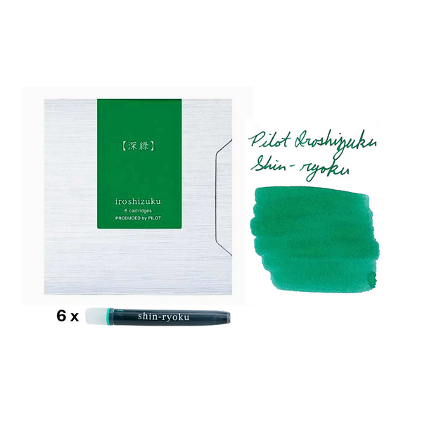 Load image into Gallery viewer, Pilot Iroshizuku Ink Cartridge - Shin-ryoku