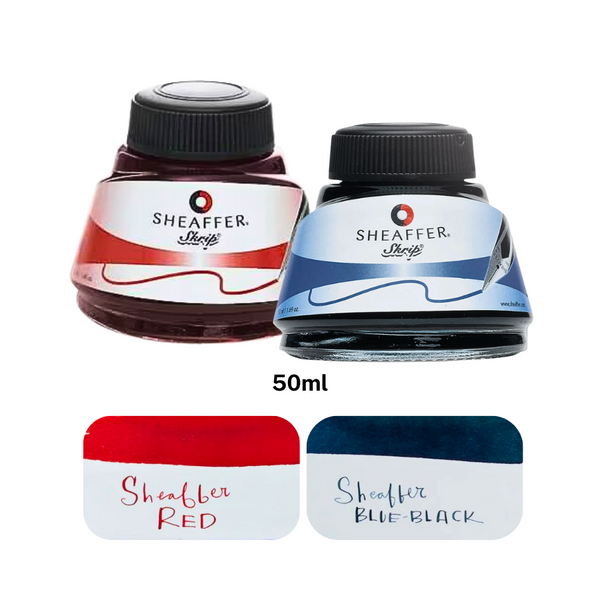 将图片加载到图库查看器,Sheaffer Ink Bottle Bundle (50ml) - Blue Black + Red