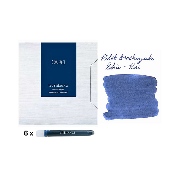 Load image into Gallery viewer, Pilot Iroshizuku Ink Cartridge - Shin-kai