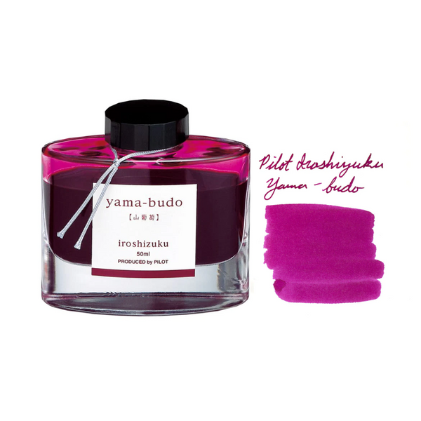 将图片加载到图库查看器,Pilot Iroshizuku 50ml Ink Bottle Fountain Pen Ink - Yama-budo (Purple Magenta)