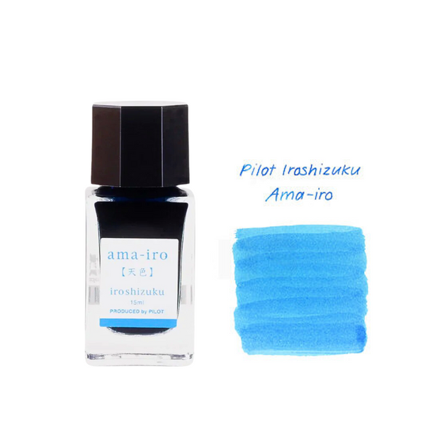 将图片加载到图库查看器,Pilot Iroshizuku 15 ml Ink Bottle - Amairo (Sky)