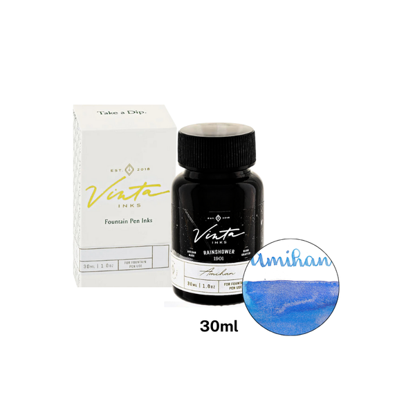Load image into Gallery viewer, Vinta Inks Hello Rain 30ml Bottled Ink - Rainshower (Amihan 1901)