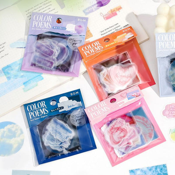 이미지를 갤러리 뷰어에 로드 , BGM Tracing Paper Seal: Color Poetry - Navy