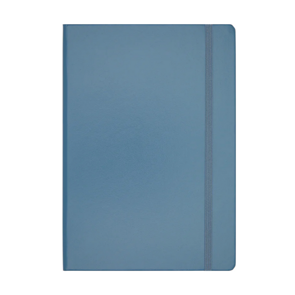 Load image into Gallery viewer, Leuchtturm1917 A5 Medium Hardcover Notebook - Plain / Stone Blue
