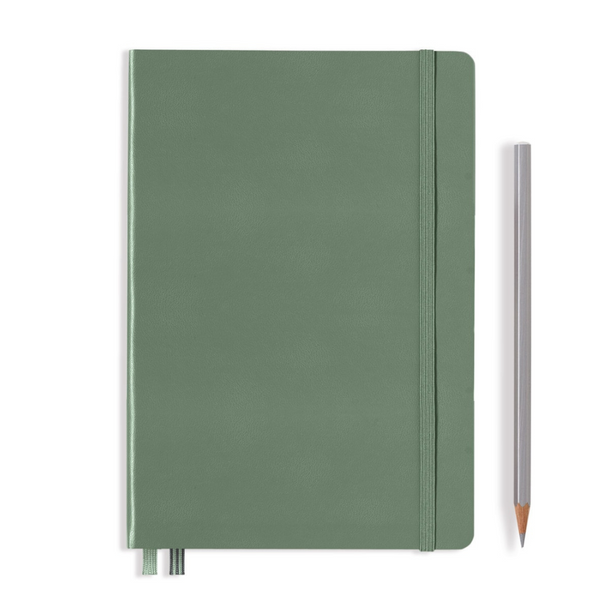 Load image into Gallery viewer, Leuchtturm1917 A5 Medium Hardcover Notebook - Plain / Olive