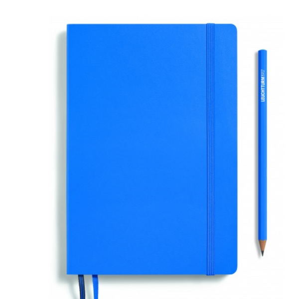 Load image into Gallery viewer, Leuchtturm1917 Recombine A5 Medium Hardcover Notebook - Plain / Sky