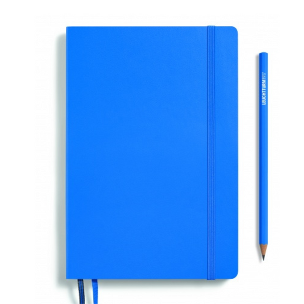 画像をギャラリービューアに読み込む, Leuchtturm1917 Recombine A5 Medium Hardcover Notebook - Ruled / Sky