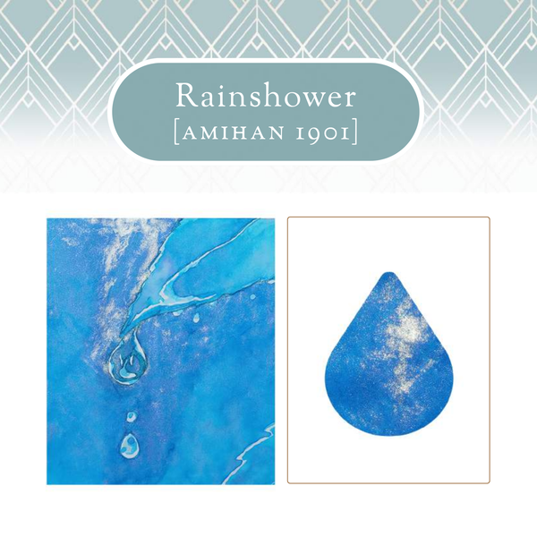 Load image into Gallery viewer, Vinta Inks Hello Rain 30ml Bottled Ink - Rainshower (Amihan 1901)