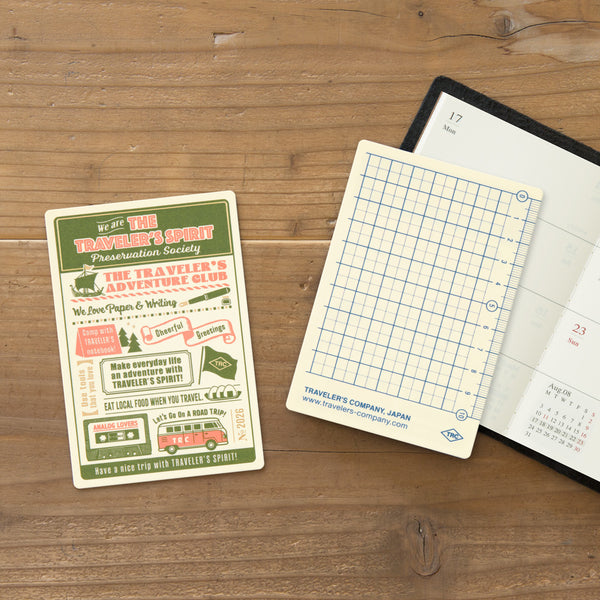 이미지를 갤러리 뷰어에 로드 , TRAVELER'S notebook Passport Size Plastic Sheet 2026