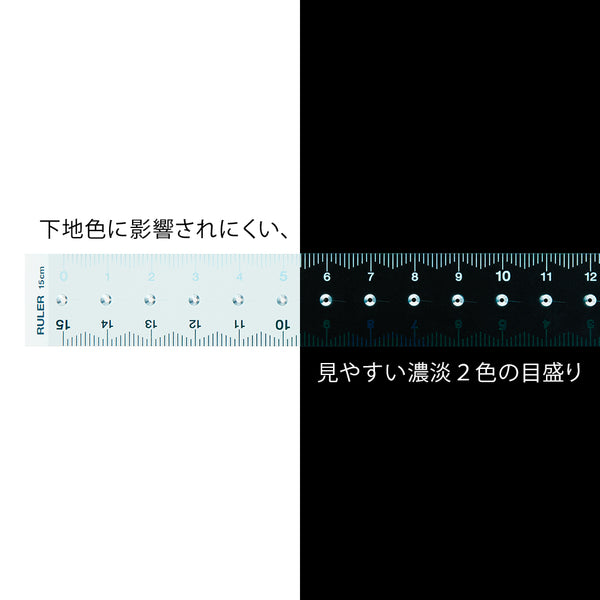 画像をギャラリービューアに読み込む, Midori Ruler (15cm)