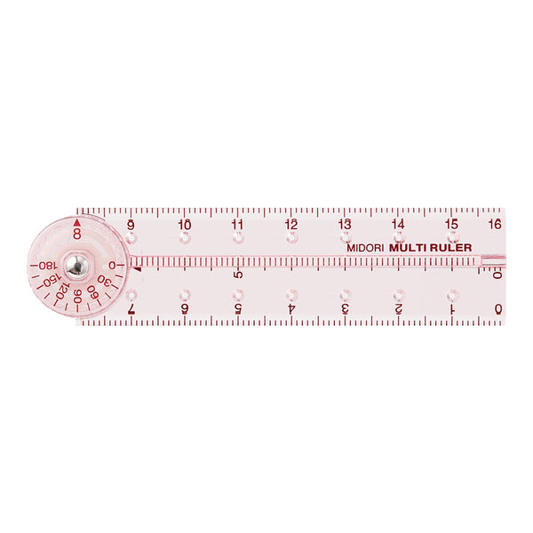 将图片加载到图库查看器,Midori Multi Ruler (16cm)