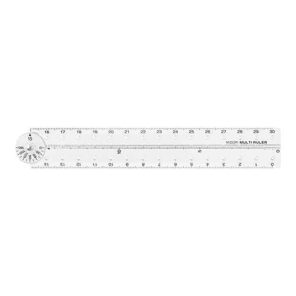 将图片加载到图库查看器,Midori Multi Ruler (30cm)