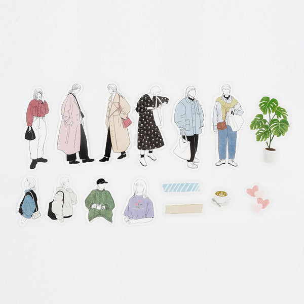 将图片加载到图库查看器,BGM Coordinating Stickers: Today's Me - Casual