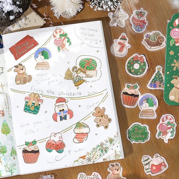 将图片加载到图库查看器,BGM Christmas Limited 2023 Flake Seal - Christmas Night Gifts