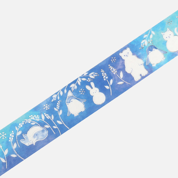Load image into Gallery viewer, BGM Winter Limited Masking Tape - Snow Zoo