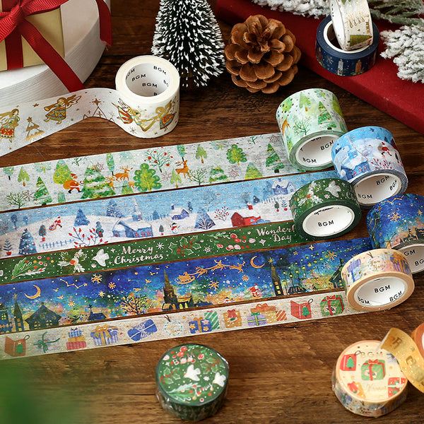 将图片加载到图库查看器,BGM Christmas Limited 2023 Masking Tape - Gift