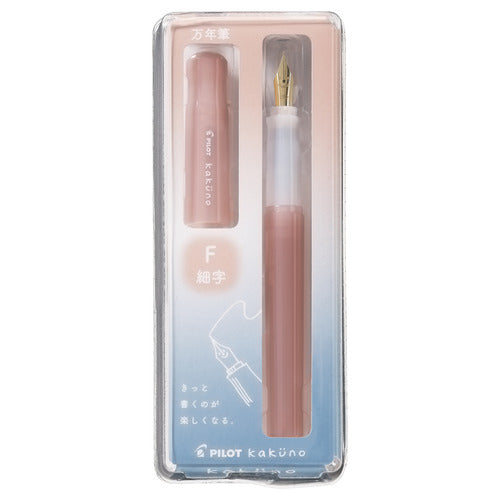 将图片加载到图库查看器,Pilot Kakuno Fountain Pen - Madoromi Pink