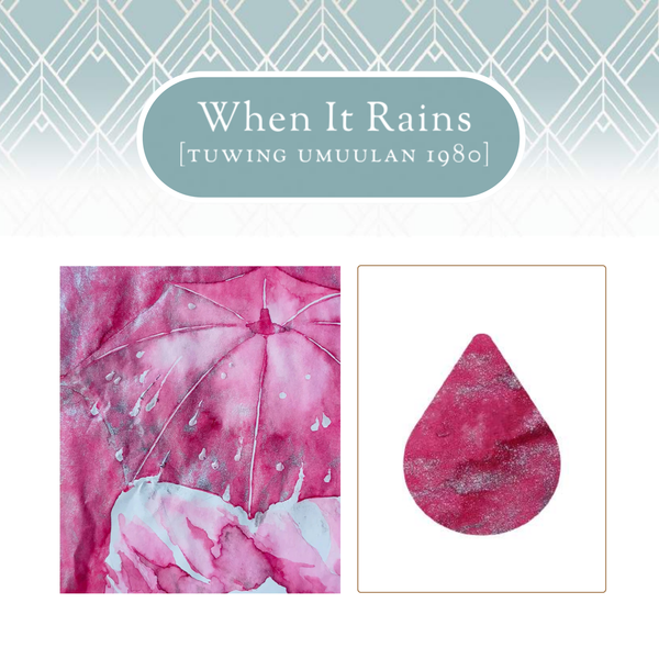 Load image into Gallery viewer, Vinta Inks Hello Rain 30ml Bottled Ink - When It Rains (Tuwing Umuulan 1980)