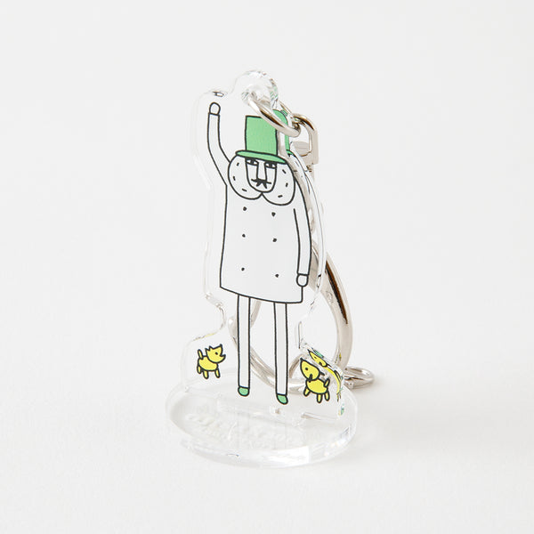 画像をギャラリービューアに読み込む, Midori Ojisan 30th Anniversary Acrylic Keychain Hi!