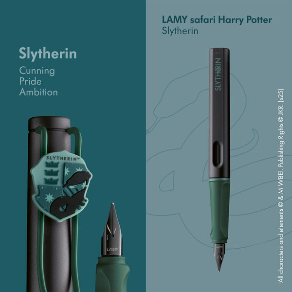 将图片加载到图库查看器,LAMY Safari Harry Potter Fountain Pen - Slytherin