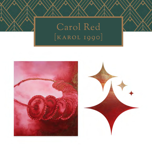 이미지를 갤러리 뷰어에 로드 , Vinta Inks 30ml 병잉크 캐롤 레드 (Karol)