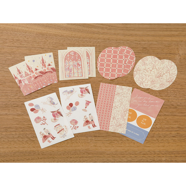 이미지를 갤러리 뷰어에 로드 , Midori Yuka Takamaru Decoration Stickers - Pink