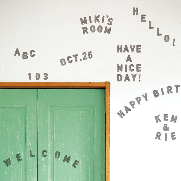 이미지를 갤러리 뷰어에 로드 , MD Paper Electrostatic Wall Sticker Alphabet