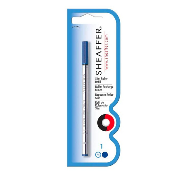 이미지를 갤러리 뷰어에 로드 , Sheaffer Slim Rollerball Pen Refill Blister Card - Blue Medium