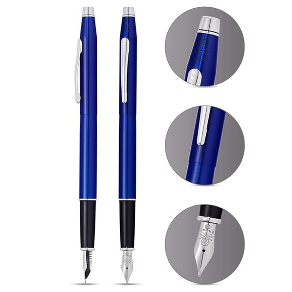 画像をギャラリービューアに読み込む, Cross Classic Century Fountain Pen - Blue Lacquer