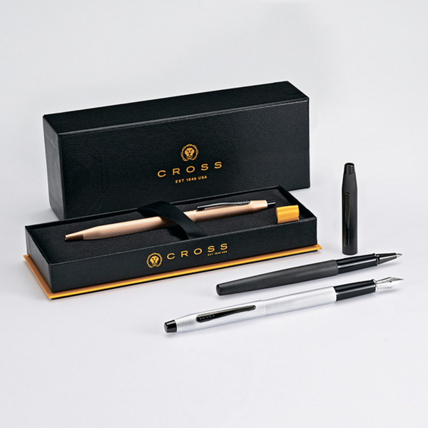 Load image into Gallery viewer, Cross Classic Century Fountain Pen - Brushed Chrome