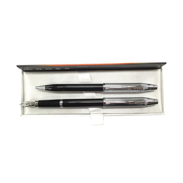 Load image into Gallery viewer, Cross Century II Fountain Pen and Ballpoint Pen Set - Chrome