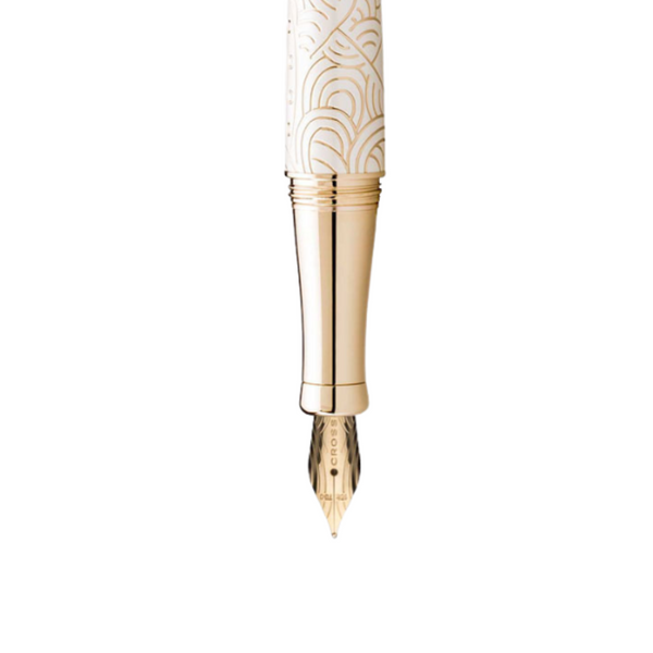将图片加载到图库查看器,Cross Sauvage Year of the Horse Fountain Pen - Ivory
