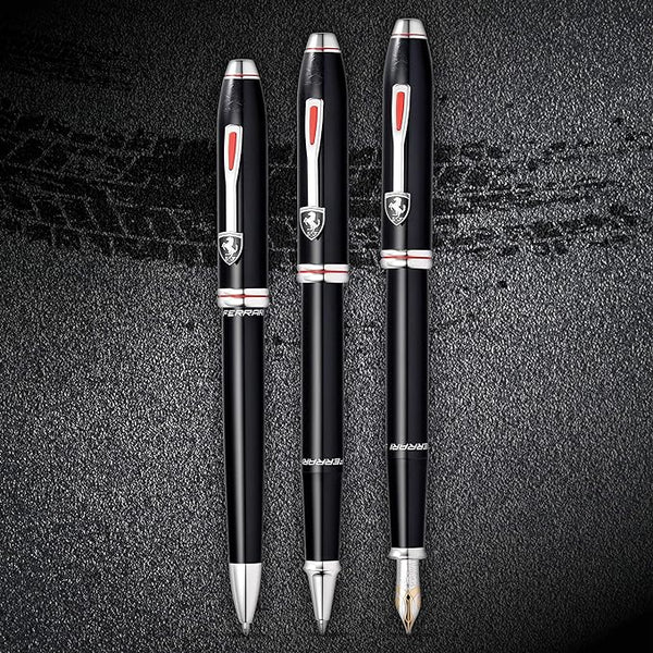 将图片加载到图库查看器,Cross Ferrari Townsend Fountain Pen - Glossy Black Lacquer