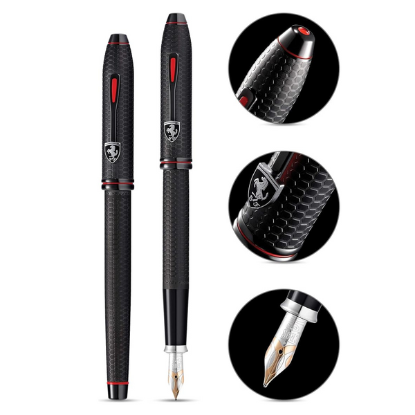 画像をギャラリービューアに読み込む, Cross Ferrari Townsend Fountain Pen - Brushed Black