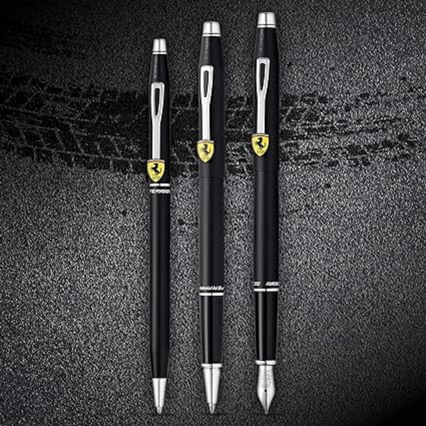Load image into Gallery viewer, Cross Ferrari Classic Century Fountain Pen - Black Lacquer