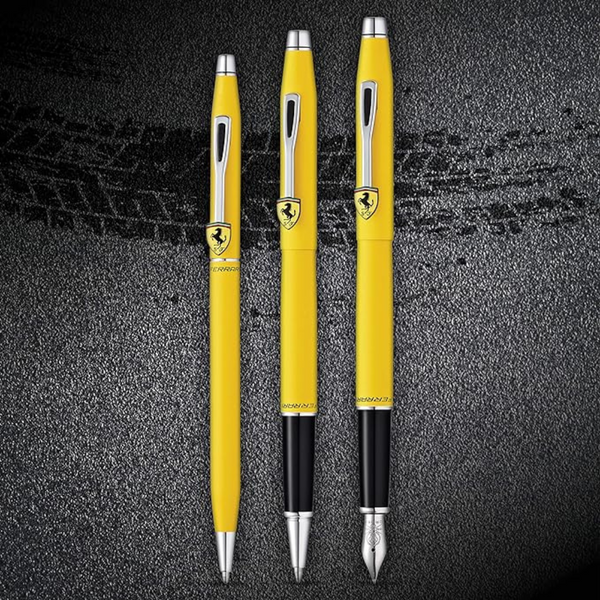 Load image into Gallery viewer, Cross Ferrari Classic Century Fountain Pen - Modena Yellow Lacquer