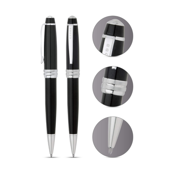 将图片加载到图库查看器,Cross Bailey Ballpoint Pen - Black Lacquer