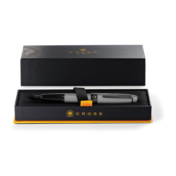 将图片加载到图库查看器,Cross Bailey Fountain Pen - Matte Gray