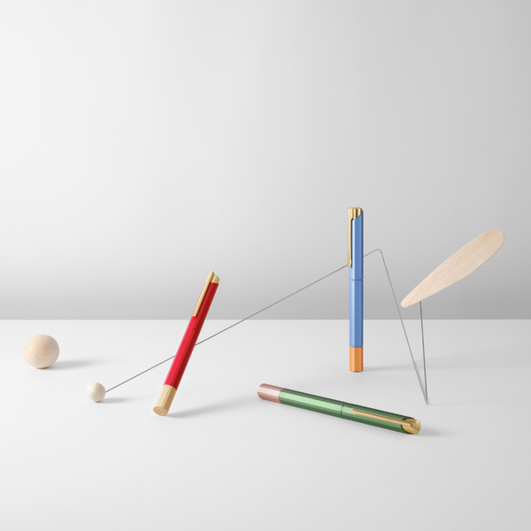 Load image into Gallery viewer, Ystudio Glamour Evolve-Bihex Rollerball Pen Absinthe