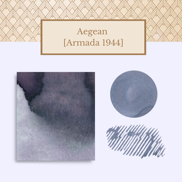 이미지를 갤러리 뷰어에 로드 , Vinta 잉크 30ml 병잉크 Aegean (Armada 1944)