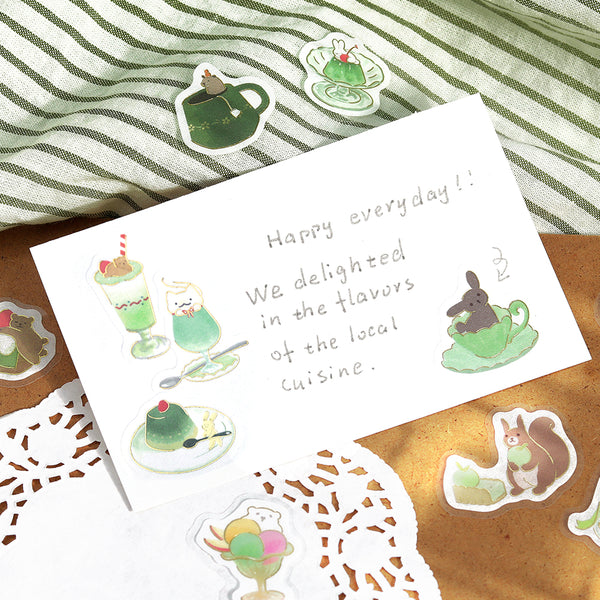 Load image into Gallery viewer, BGM Foil Stamping Flake Seal: Afternoon Tea Party - Let's Sing Together