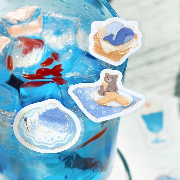 Load image into Gallery viewer, BGM Foil Stamping Flake Seal: Afternoon Tea Party - Let's Take a Breath