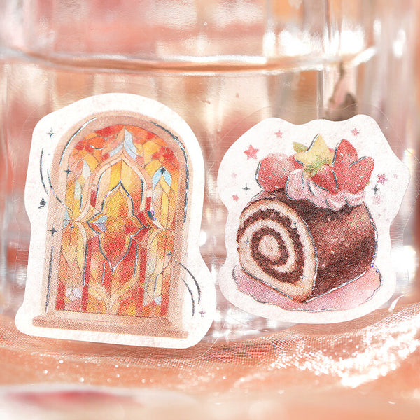 画像をギャラリービューアに読み込む, BGM Foil Stamping Flake Seal: Cafe Alamode a Space - Akaneiro Sunset