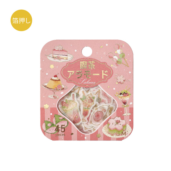 将图片加载到图库查看器,BGM Sakura Limited Flake Seal: Cafe Ala Mode - Cherry Blossoms