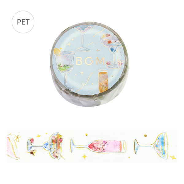 将图片加载到图库查看器,BGM Foil Stamping Clear Tape: Life - Cocktail in the Sky